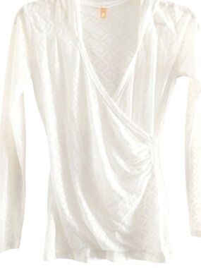 Lucy Wrap Hoodie White XS